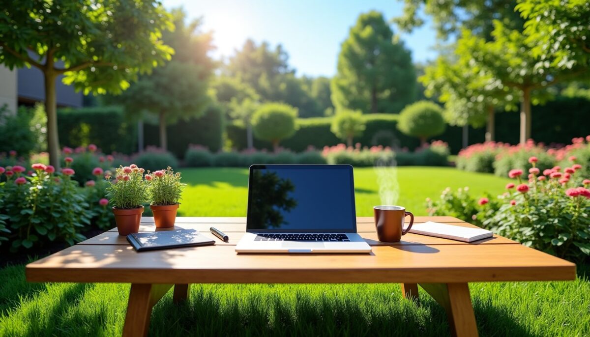 Comment transformer votre jardin en un bureau accueillant : le guide complet pour un espace de travail en plein air