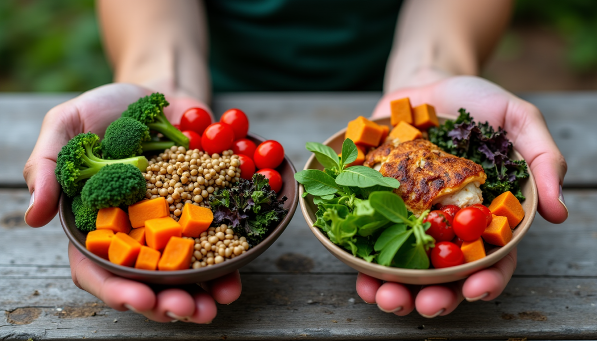Végétalien vs flexitarien : impact réel sur votre empreinte carbone alimentaire