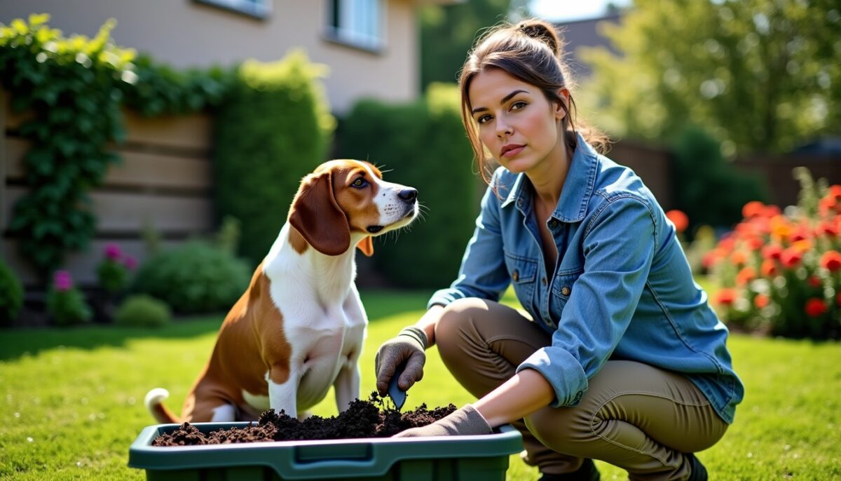 Peut-on composter en toute sécurité les déjections de chiens dans son jardin ?