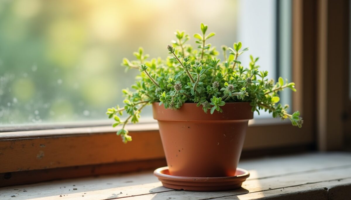 Thym en pot qui se dessèche : comprendre les causes et astuces pour le revigorer