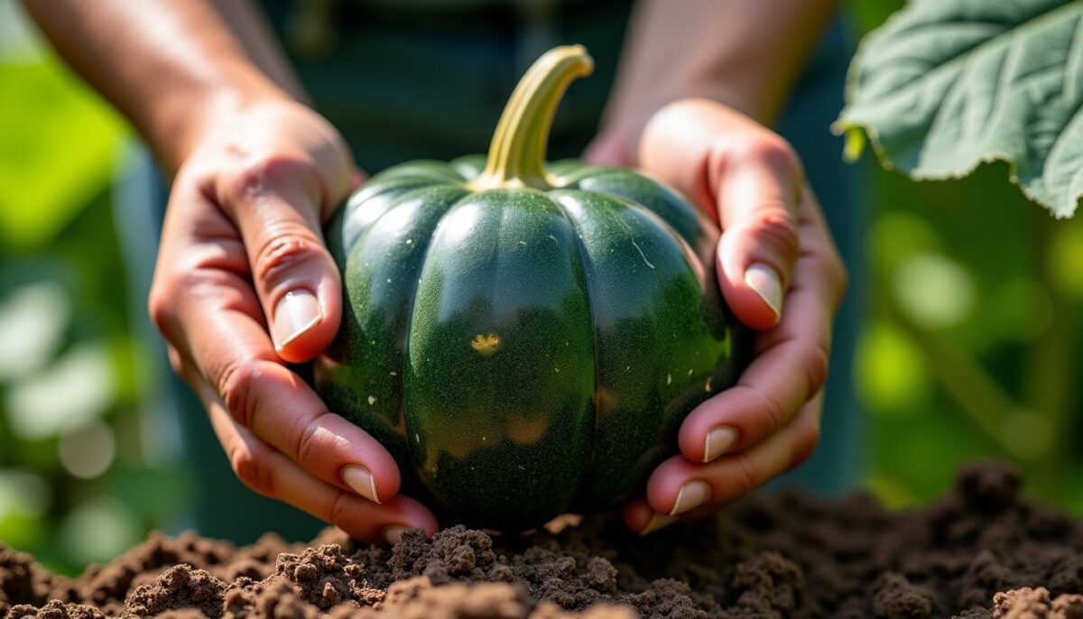 Comment reconnaître la maturité de votre courge de Provence malgré sa teinte verte ?
